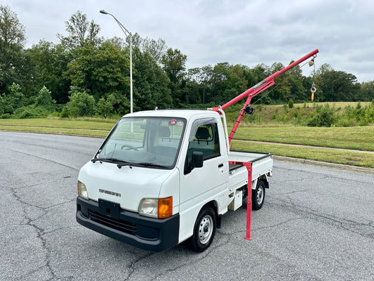 1999 SUBARU SAMBAR SUPER CHARGER TC WITH RARE CRANE - 4WD - A/C - AUTOMATIC — LOT#643