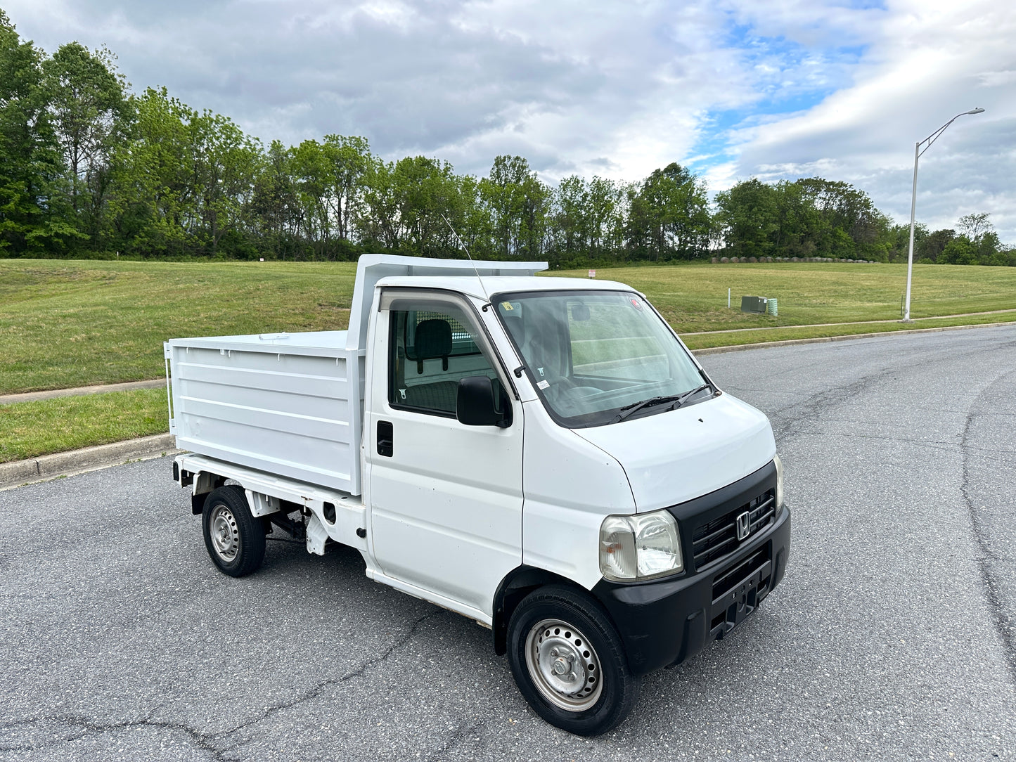 1999 HONDA ACTY SDX HIGH SIDE DUMP 4WD —— 28,957 MILES - FUEL INJECTION - A/C - AIRBAG - POWER STEERING — LOT#837