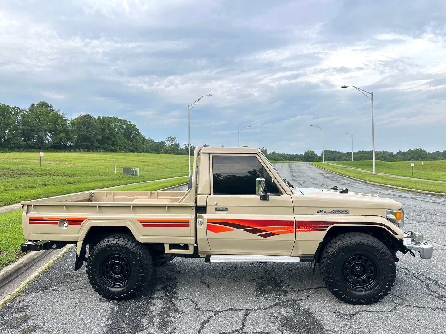 1999 TOYOTA LAND CRUISER FZJ75 PICKUP 4WD - GCC SPEC - LEFT HAND DRIVE - 5 SPEED MANUAL — LOT#857