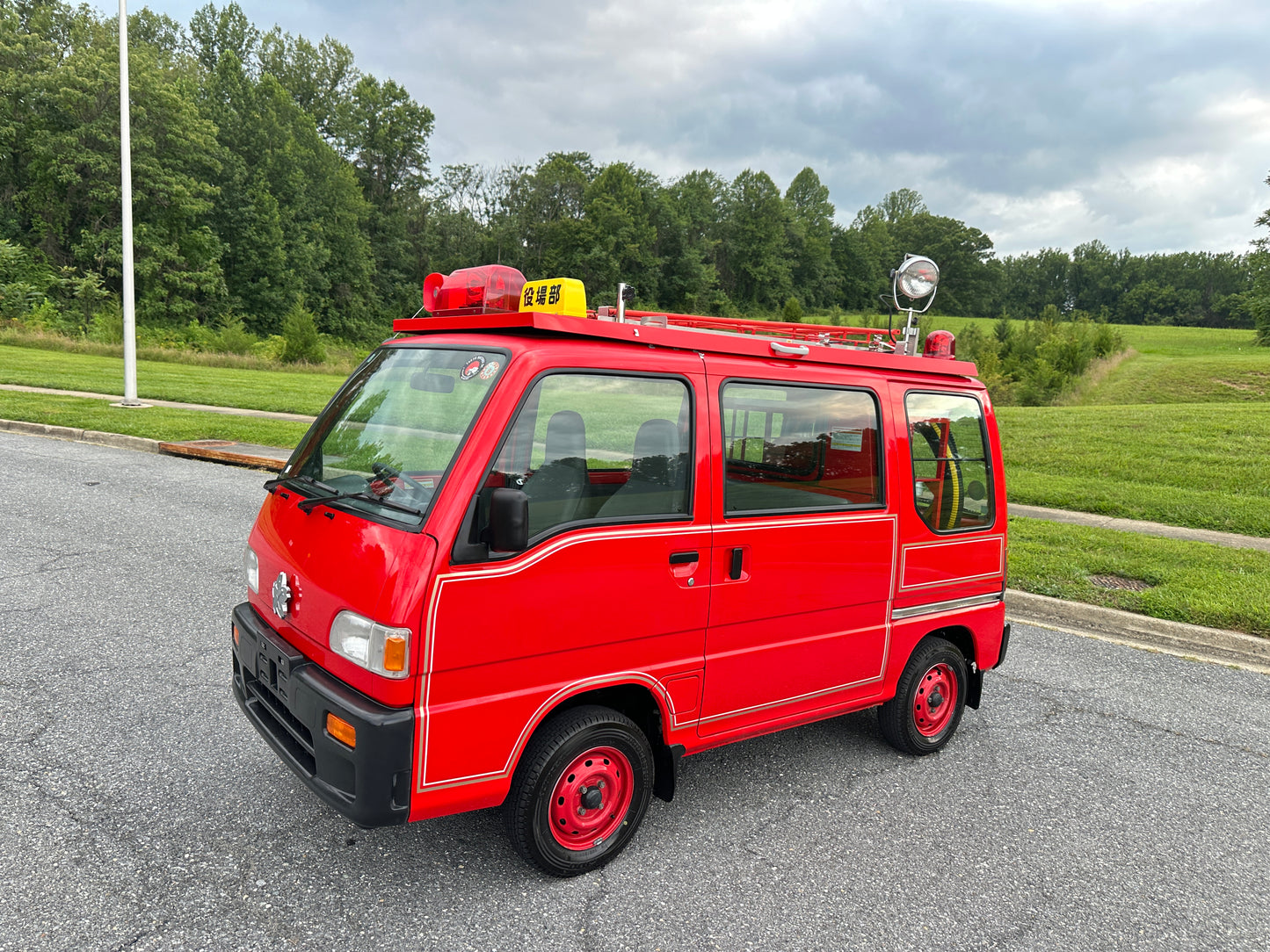 RARE FIRE VAN - 1997 SUBARU SAMBAR DIAS 4WD - FULLY EQUIPPED — LOT#931