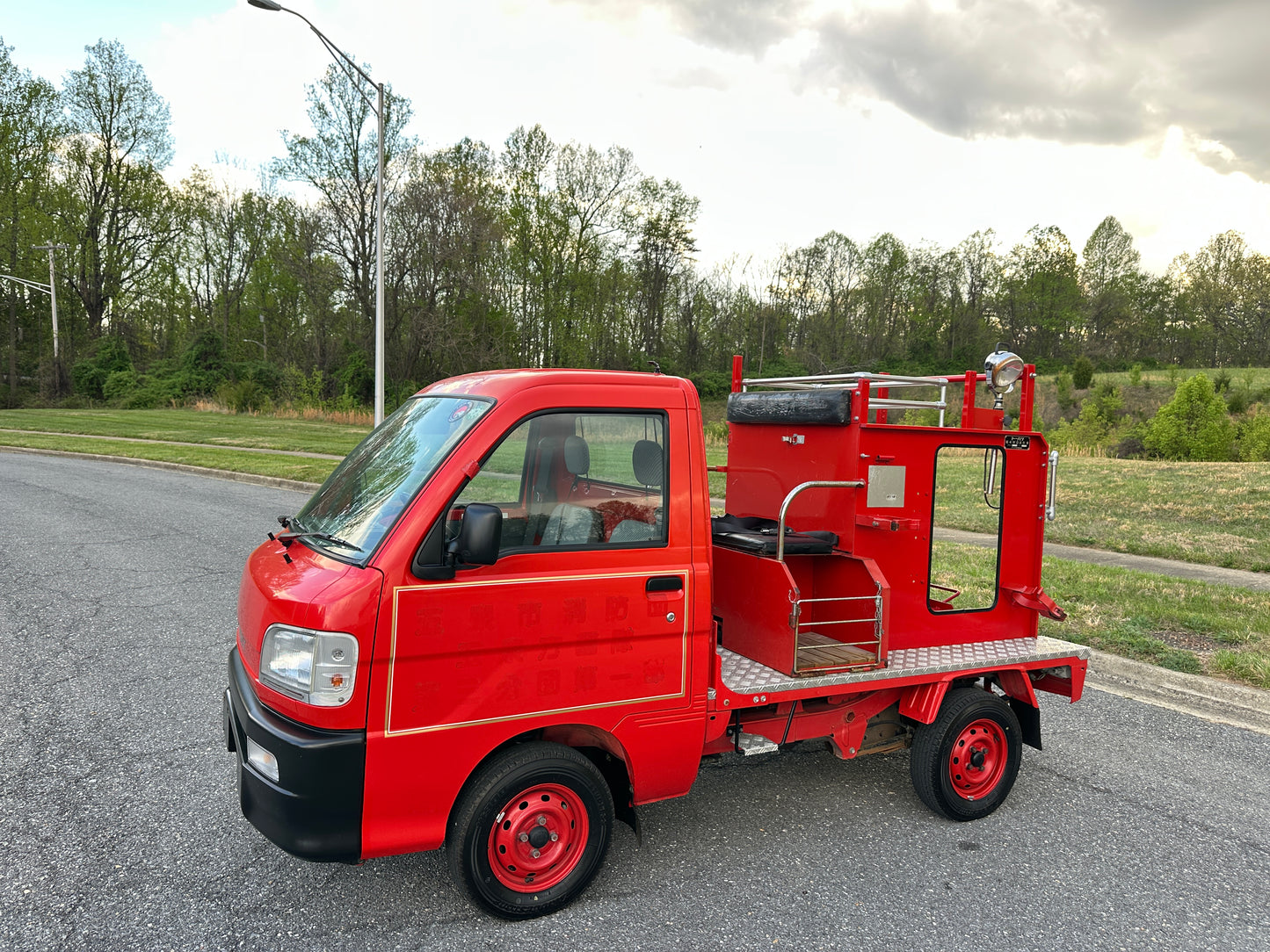 2000 DAIHATSU HIJET FIRE TRUCK 4WD GD-S210P - 6,192 MILES — LOT#831