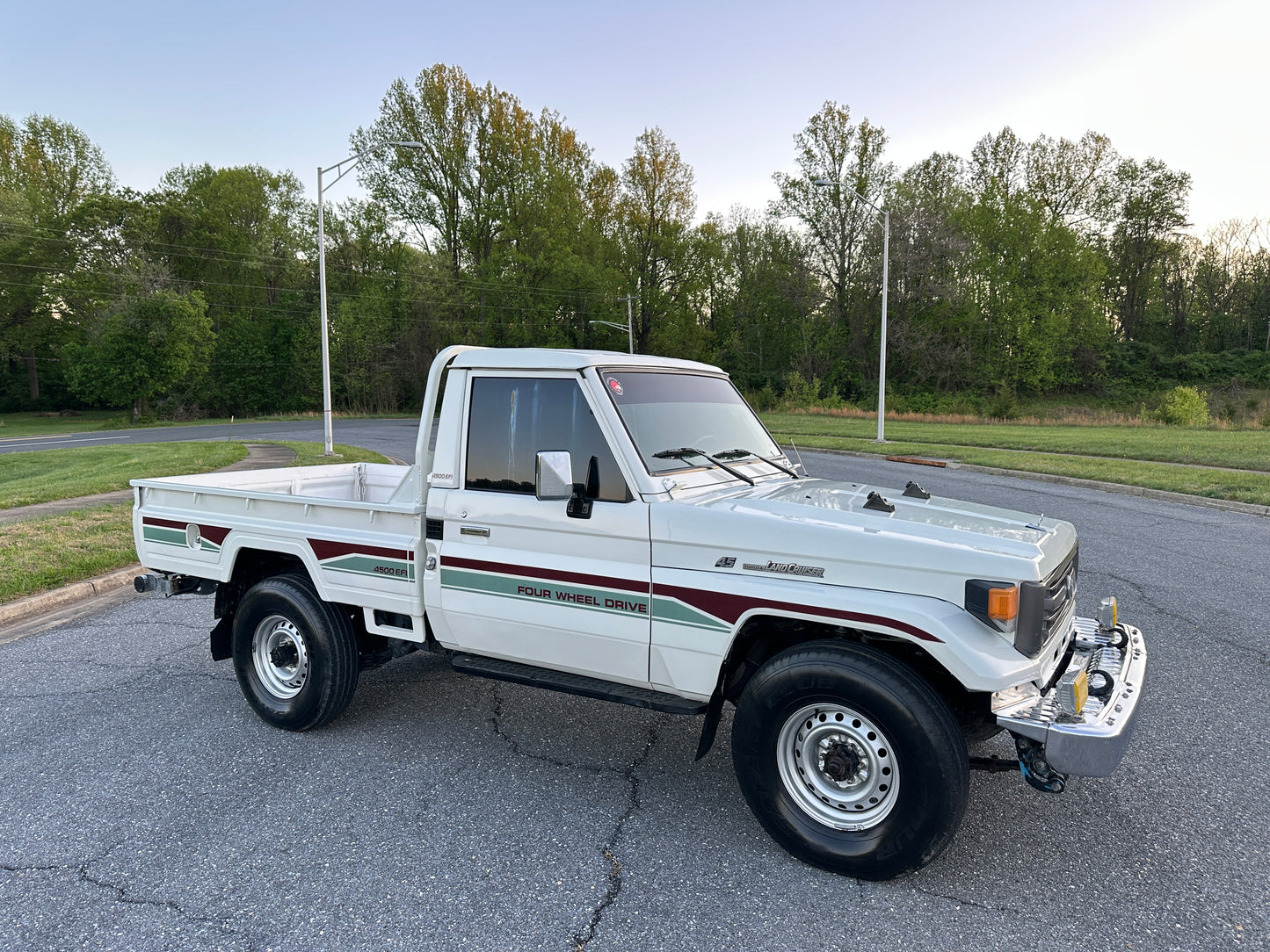 1999 TOYOTA LAND CRUISER FZJ75 PICKUP 4WD - GCC SPEC - LEFT HAND DRIVE - 5 SPEED MANUAL — LOT#854