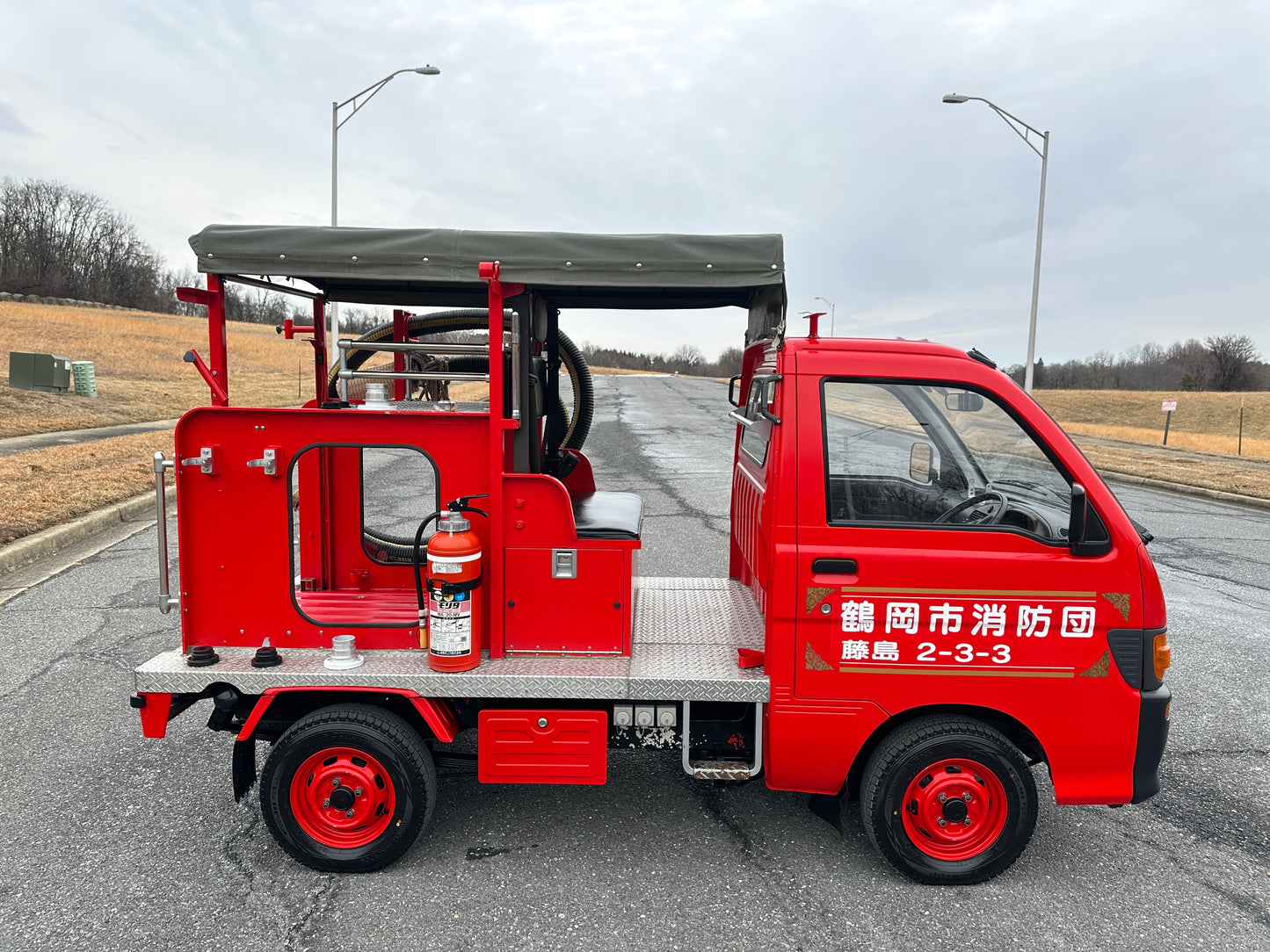 1995 DAIHATSU HIJET FIRE TRUCK 4WD - 2,760 Miles — LOT#756