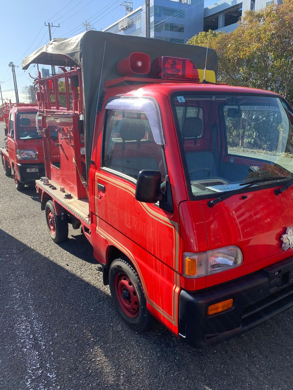 1998 SUBARU SAMBAR FIRE TRUCK 4WD