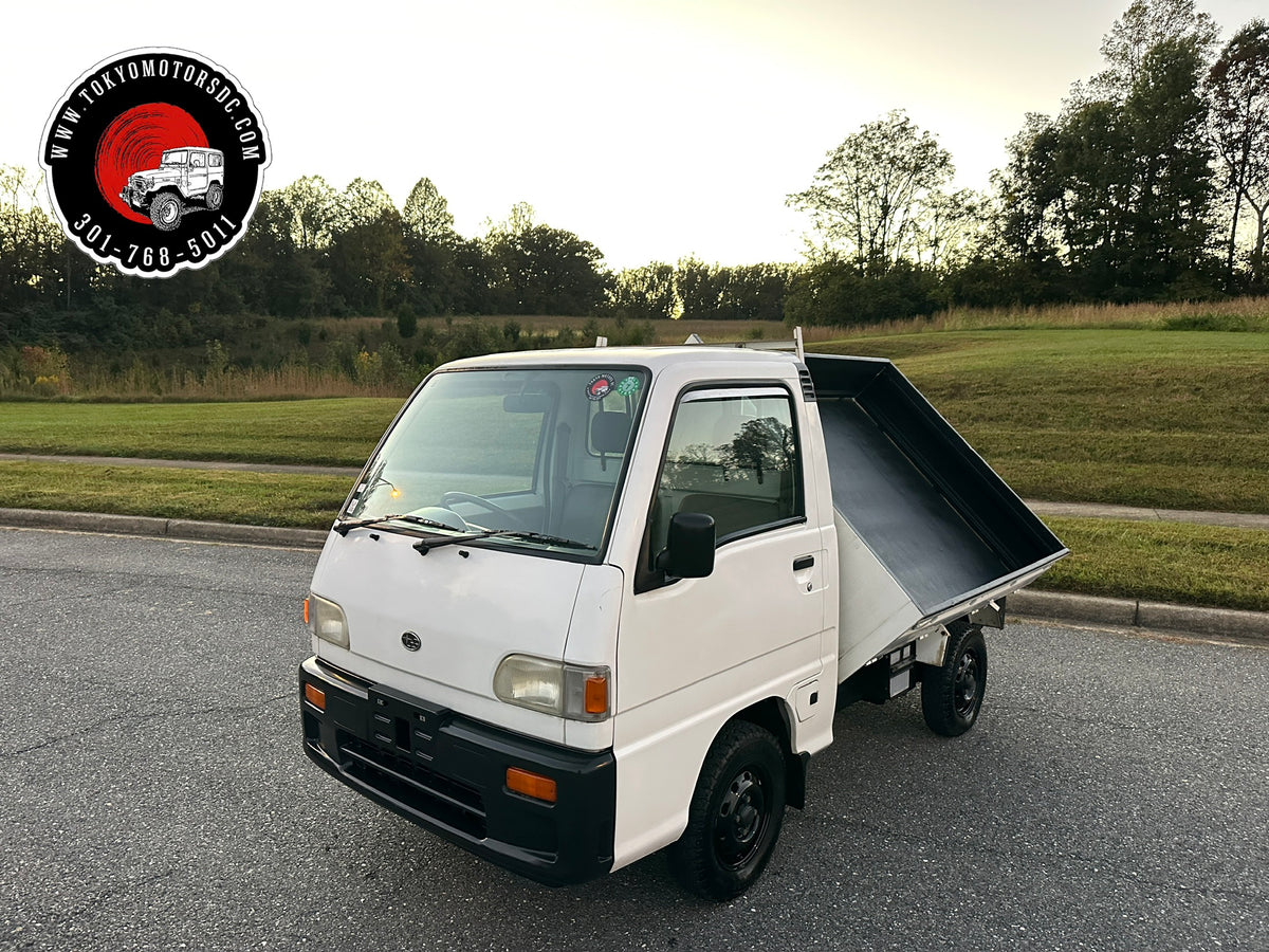 1998 SUBARU SAMBAR 3-WAY DUMP 4WD - 5,485 MILES — LOT#953