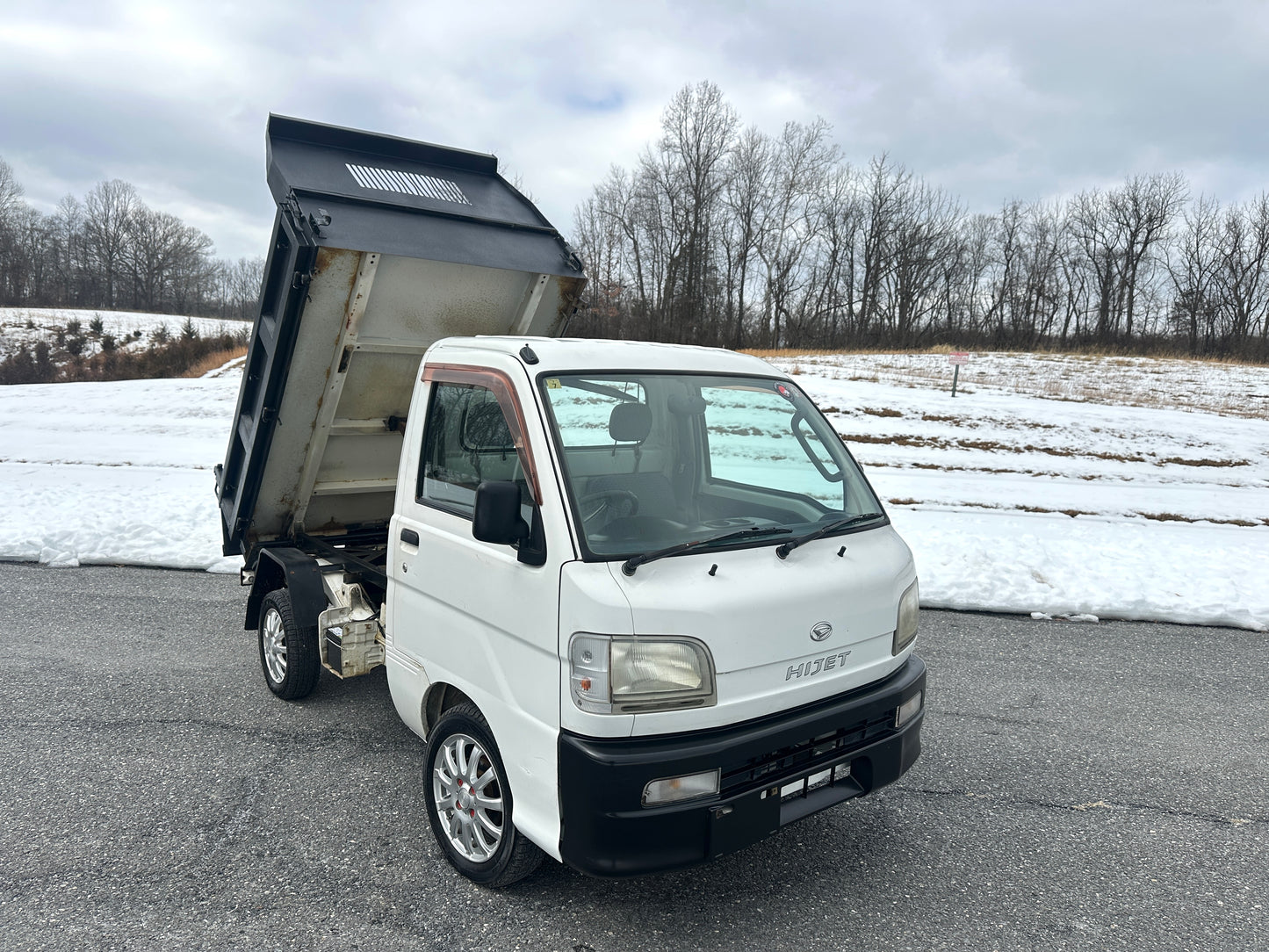 1999 DAIHATSU HIJET HEAVY-DUTY PTO DUMP - 4WD - FUEL INJECTED - 2 SPEED TRANSFERCASE — LOT#732