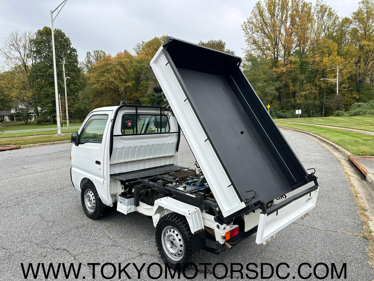 1998 SUZUKI CARRY 3-WAY DUMP - 4WD - A/C - 35k MILES — LOT#956