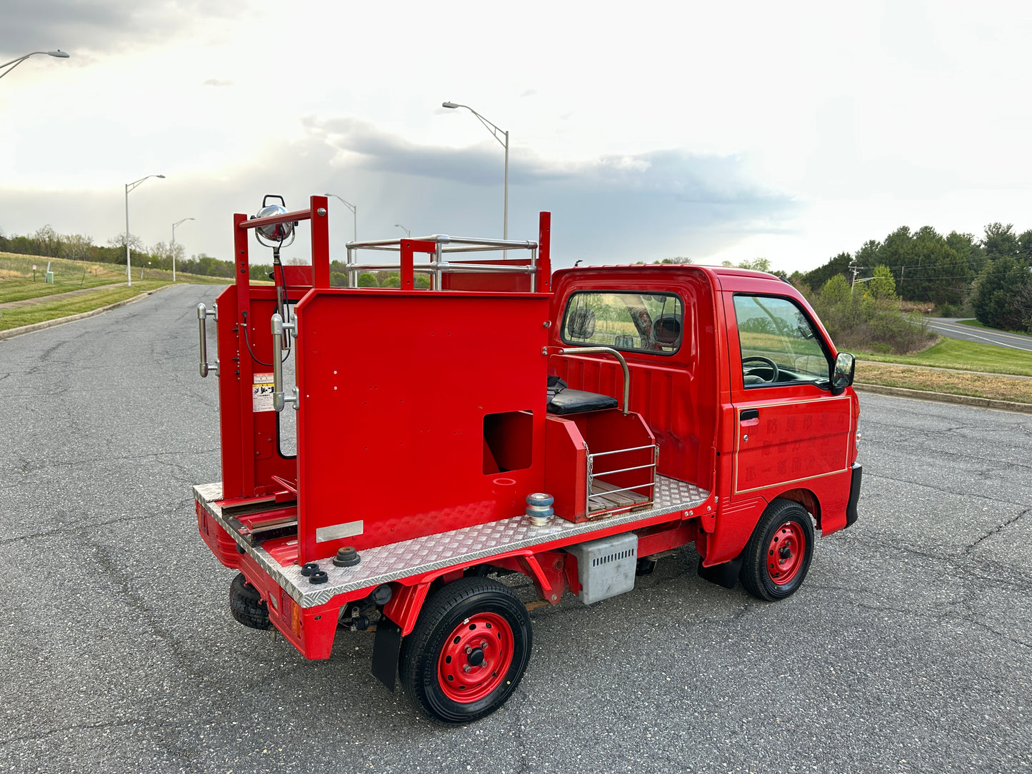 2000 DAIHATSU HIJET FIRE TRUCK 4WD GD-S210P - 6,192 MILES — LOT#831