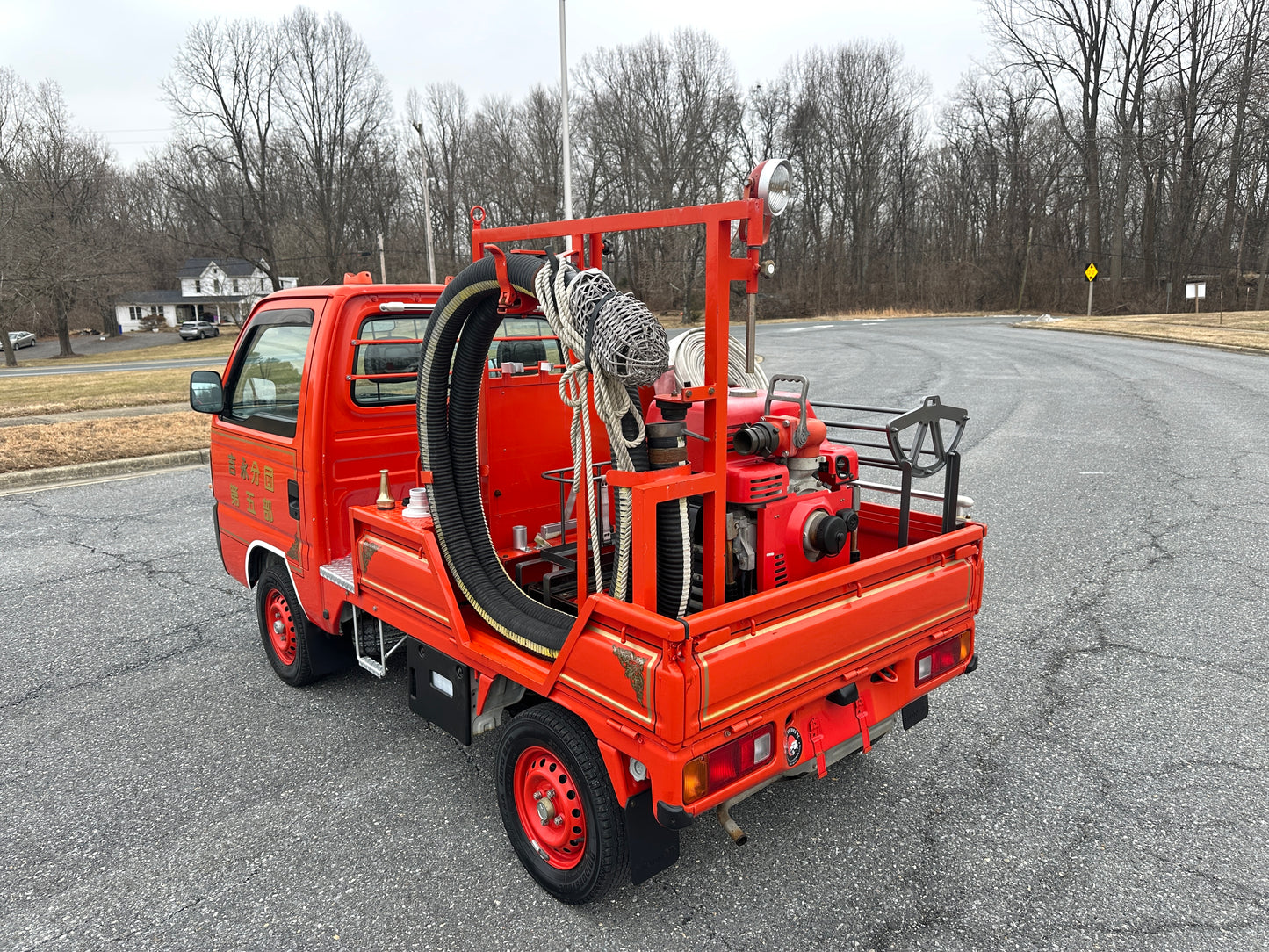 1997 HONDA ACTY SDX FIRE TRUCK - 4WD - FULLY EQUIPPED - 2,577 Miles — LOT#842