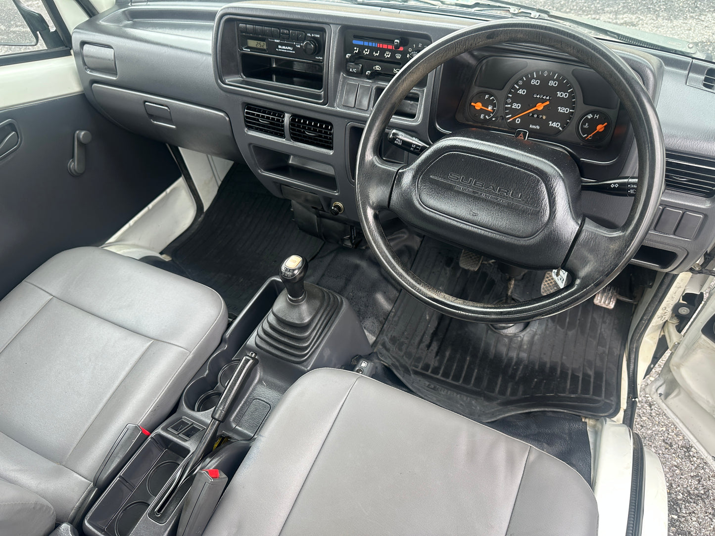 1999 SUBARU SAMBAR 4WD - FUEL INJECTED - A/C - ONLY 29K MILES — LOT#681