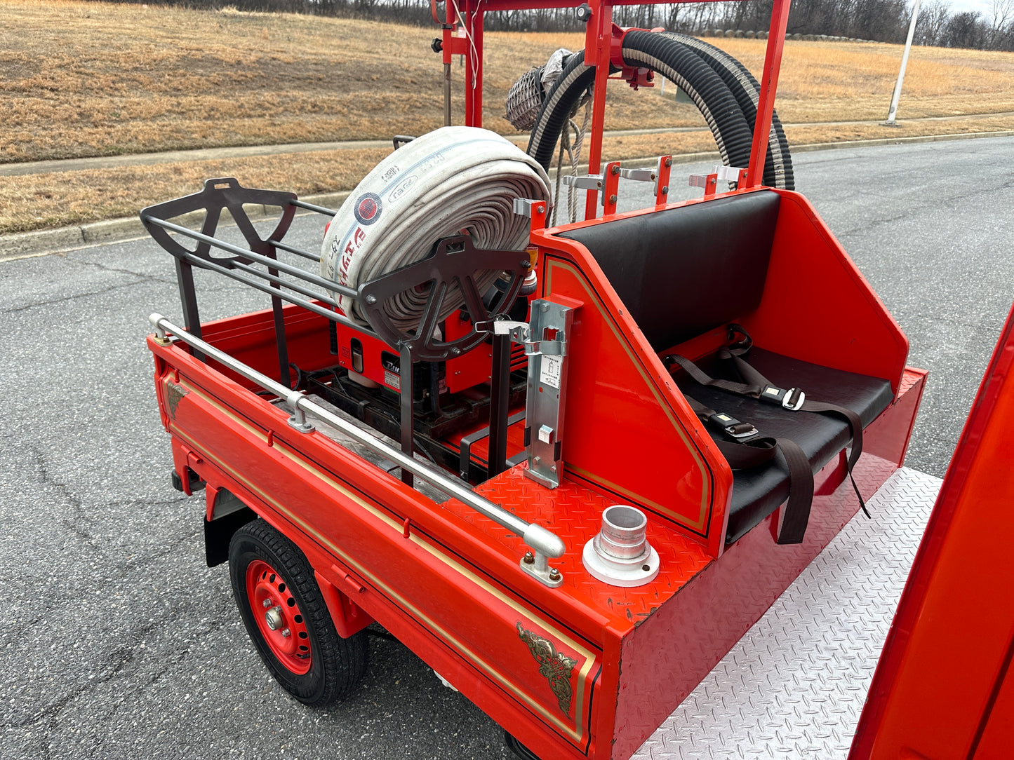 1997 HONDA ACTY SDX FIRE TRUCK - 4WD - FULLY EQUIPPED - 2,577 Miles — LOT#842