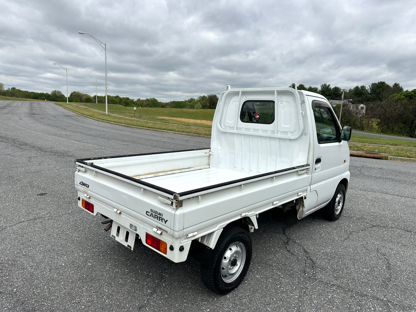 1999 SUZUKI CARRY -4WD - POWER WINDOWS - FUEL INJECTED - 2 SPEED TRANSFERCASE -A/C — LOT#848