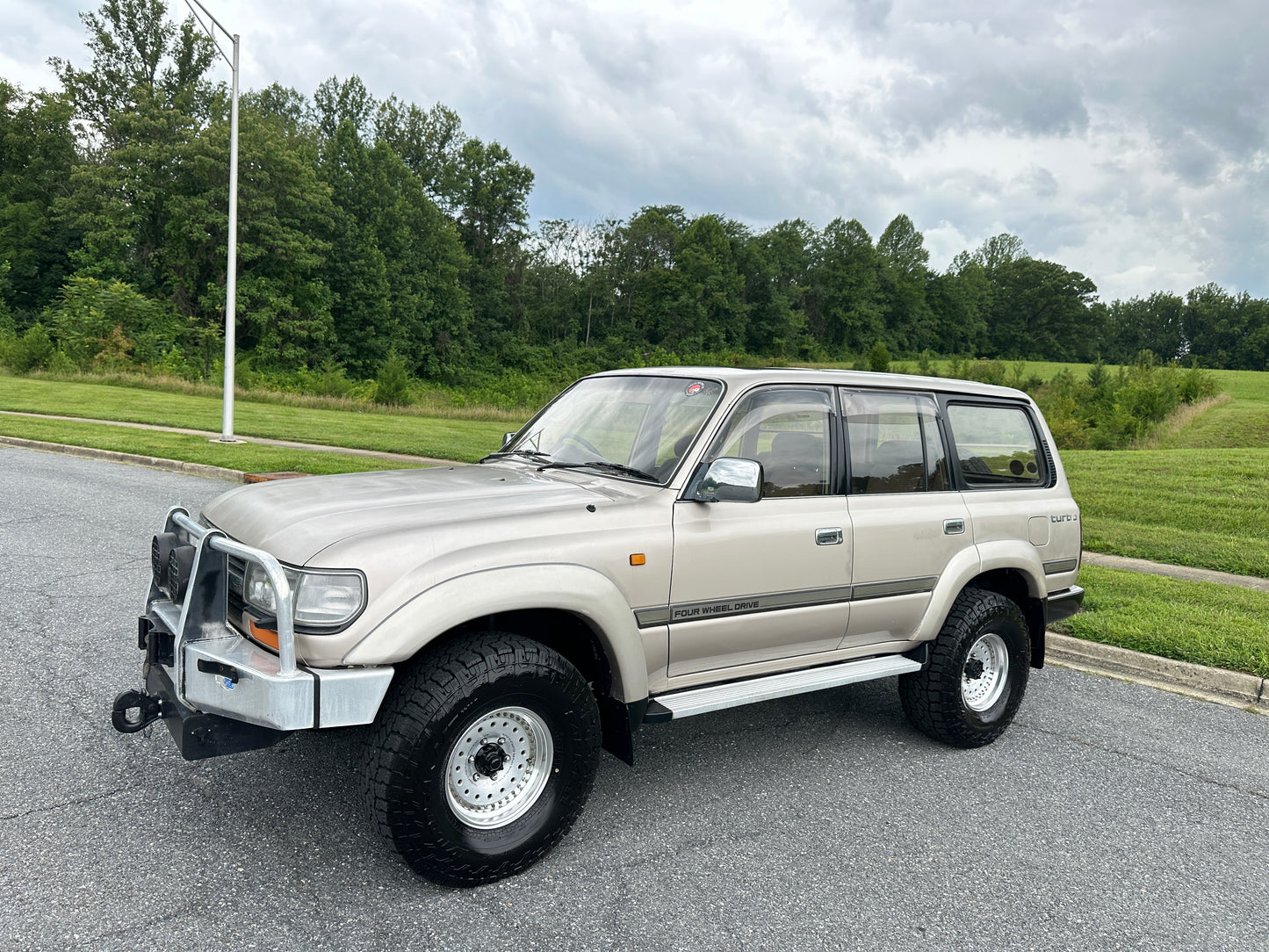 1991 TOYOTA LAND CRUISER HDJ81 VX 4WD - TURBO DIESEL - TRIPLE LOCKED — LOT#833