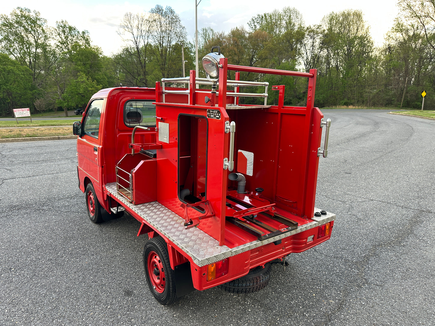 2000 DAIHATSU HIJET FIRE TRUCK 4WD GD-S210P - 6,192 MILES — LOT#831