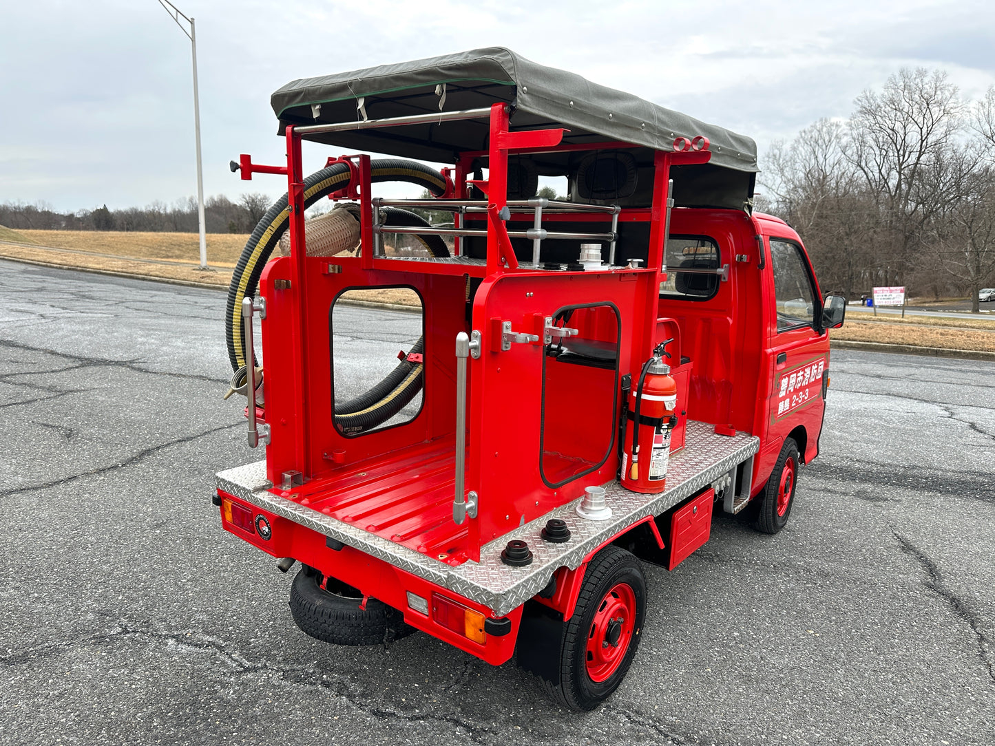 1995 DAIHATSU HIJET FIRE TRUCK 4WD - 2,760 Miles — LOT#756