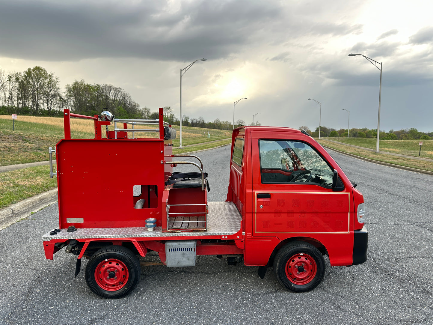 2000 DAIHATSU HIJET FIRE TRUCK 4WD GD-S210P - 6,192 MILES — LOT#831