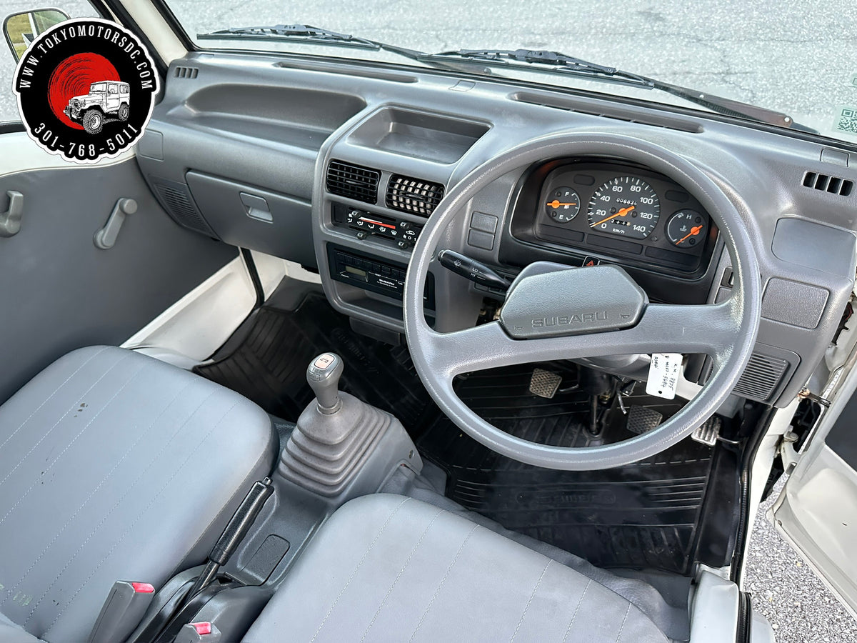 1998 SUBARU SAMBAR 3-WAY DUMP 4WD - 5,485 MILES — LOT#953