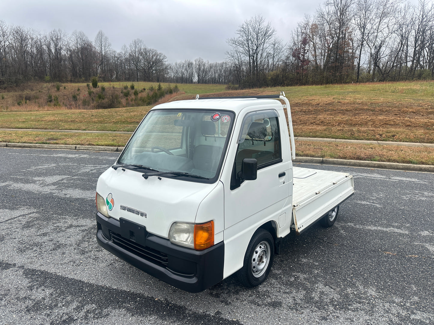 1999 SUBARU SAMBAR 4WD - FUEL INJECTED - A/C - ONLY 29K MILES — LOT#681