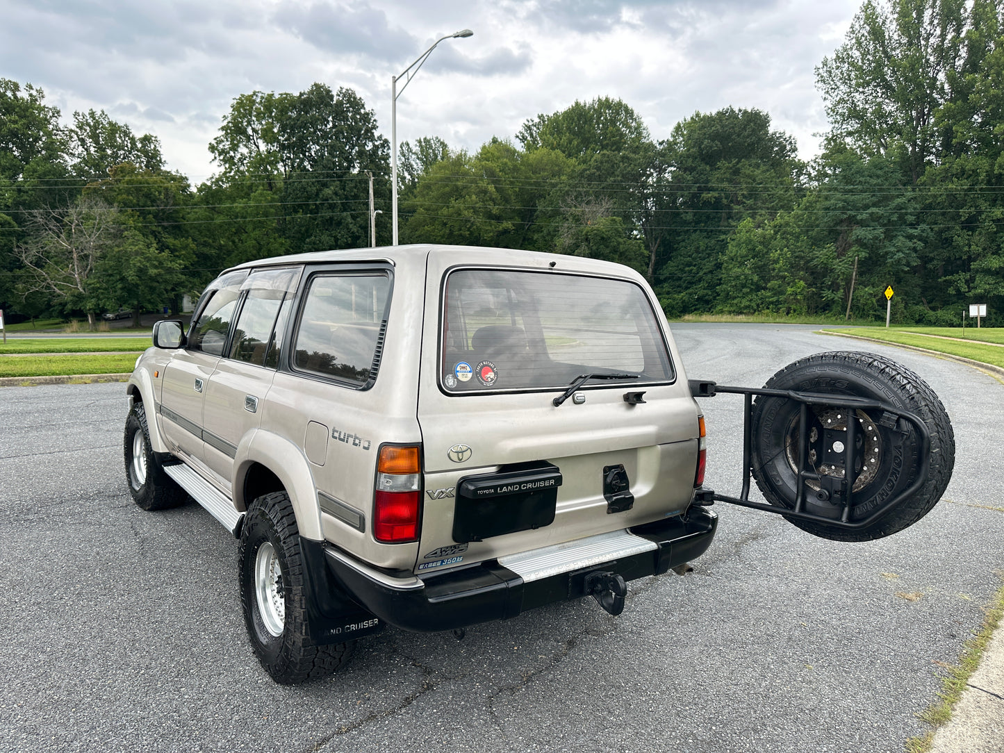 1991 TOYOTA LAND CRUISER HDJ81 VX 4WD - TURBO DIESEL - TRIPLE LOCKED — LOT#833