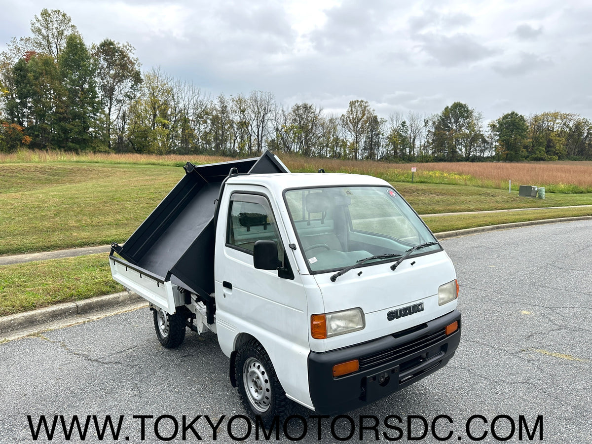 1998 SUZUKI CARRY 3-WAY DUMP - 4WD - A/C - 35k MILES — LOT#956