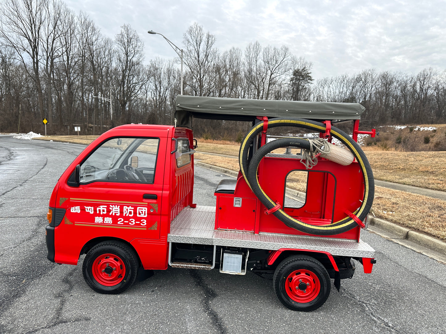 1995 DAIHATSU HIJET FIRE TRUCK 4WD - 2,760 Miles — LOT#756