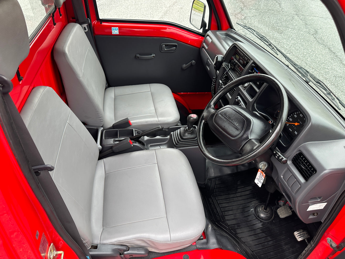2000 SUBARU SAMBAR FIRE TRUCK 4WD - 7,224 MILES - FUEL INJECTED — LOT#636