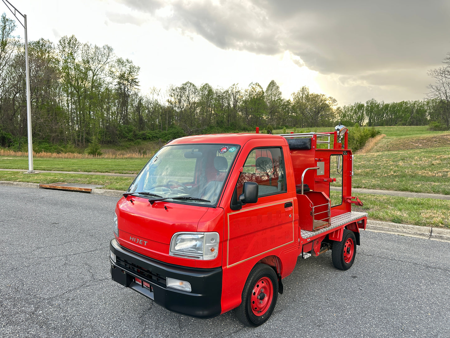 2000 DAIHATSU HIJET FIRE TRUCK 4WD GD-S210P - 6,192 MILES — LOT#831