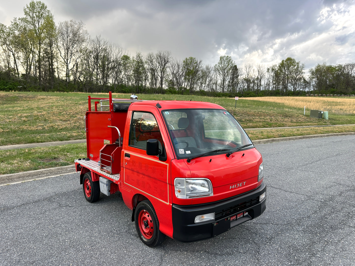 2000 DAIHATSU HIJET FIRE TRUCK 4WD GD-S210P - 6,192 MILES — LOT#831