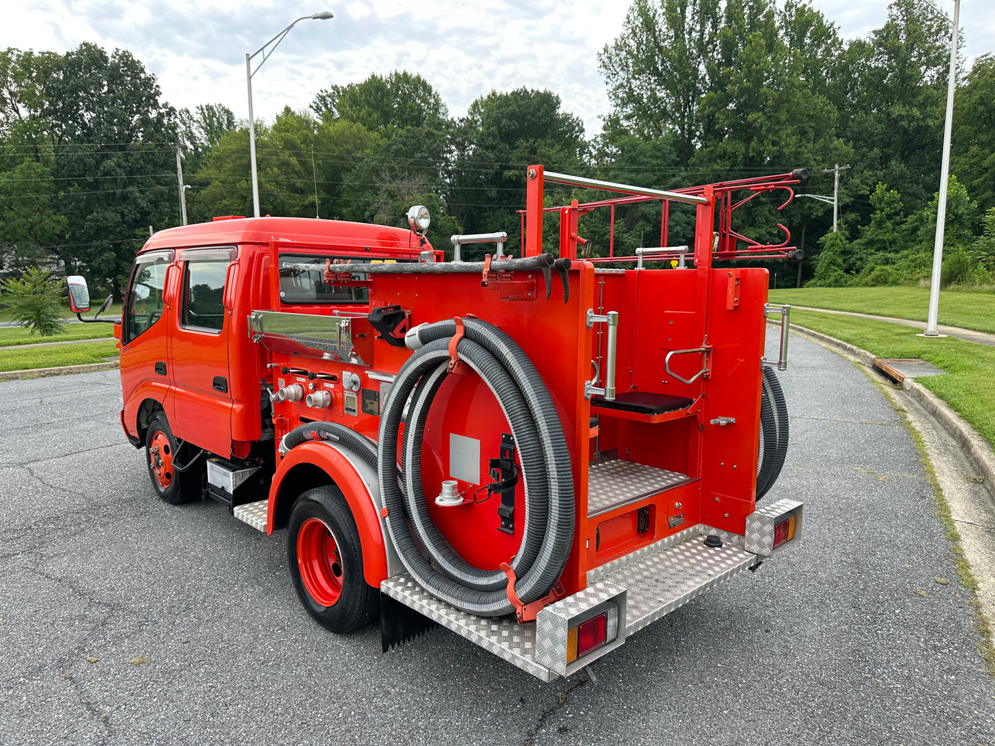 1999 TOYOTA DYNA JAPANESE FIRE TRUCK - DIESEL - 6,528 MILES — LOT#855