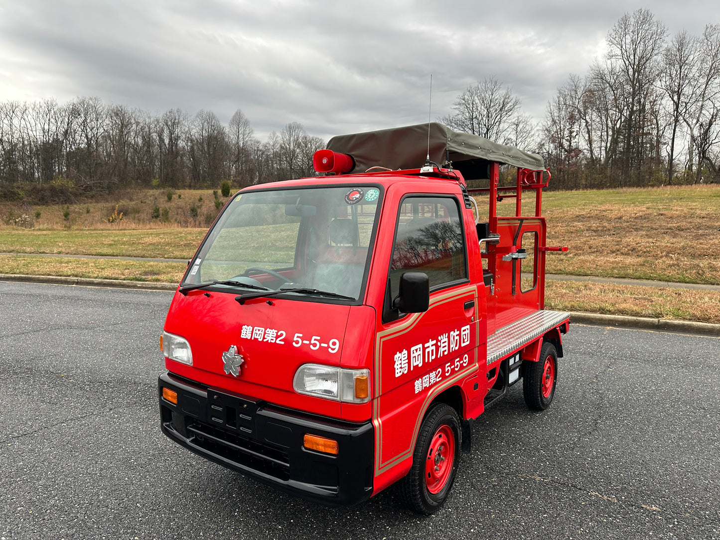 1995 SUBARU SAMBAR FIRE TRUCK 4WD - 3,278 MILES — LOT#717