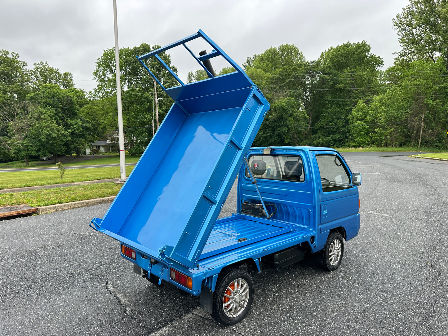 1991 HONDA ACTY ATTACK DUMP 4WD - DIFF LOCK - A/C - CUSTOM PAINTJOB — LOT#911