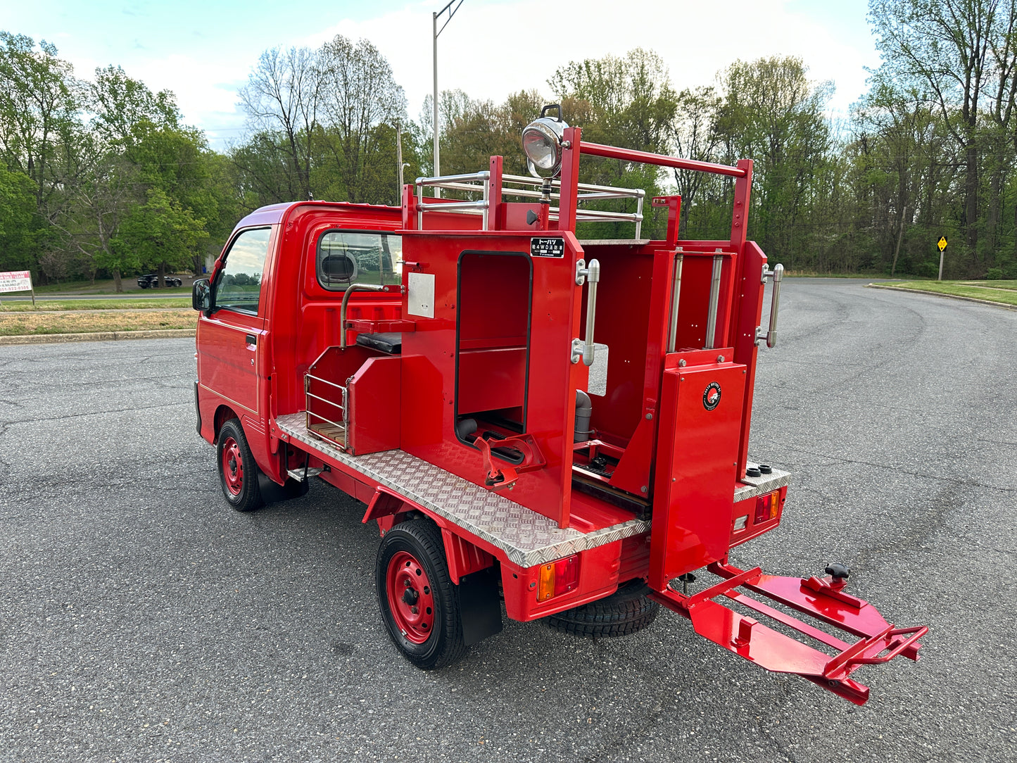 2000 DAIHATSU HIJET FIRE TRUCK 4WD GD-S210P - 6,192 MILES — LOT#831