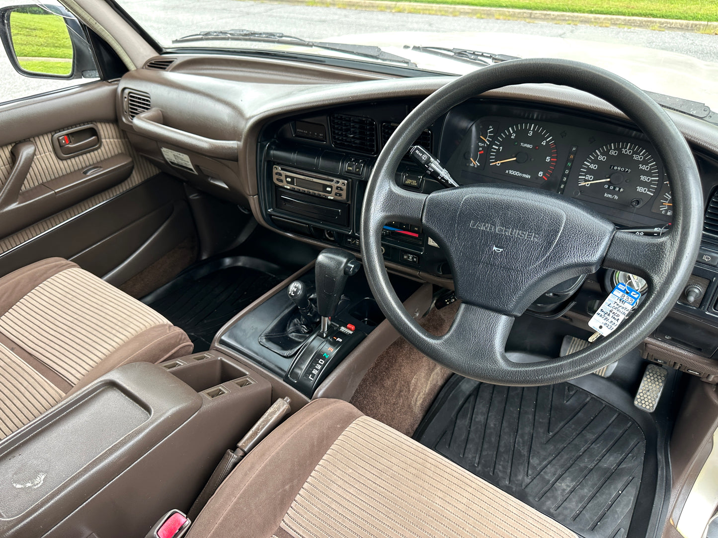 1991 TOYOTA LAND CRUISER HDJ81 VX 4WD - TURBO DIESEL - TRIPLE LOCKED — LOT#833
