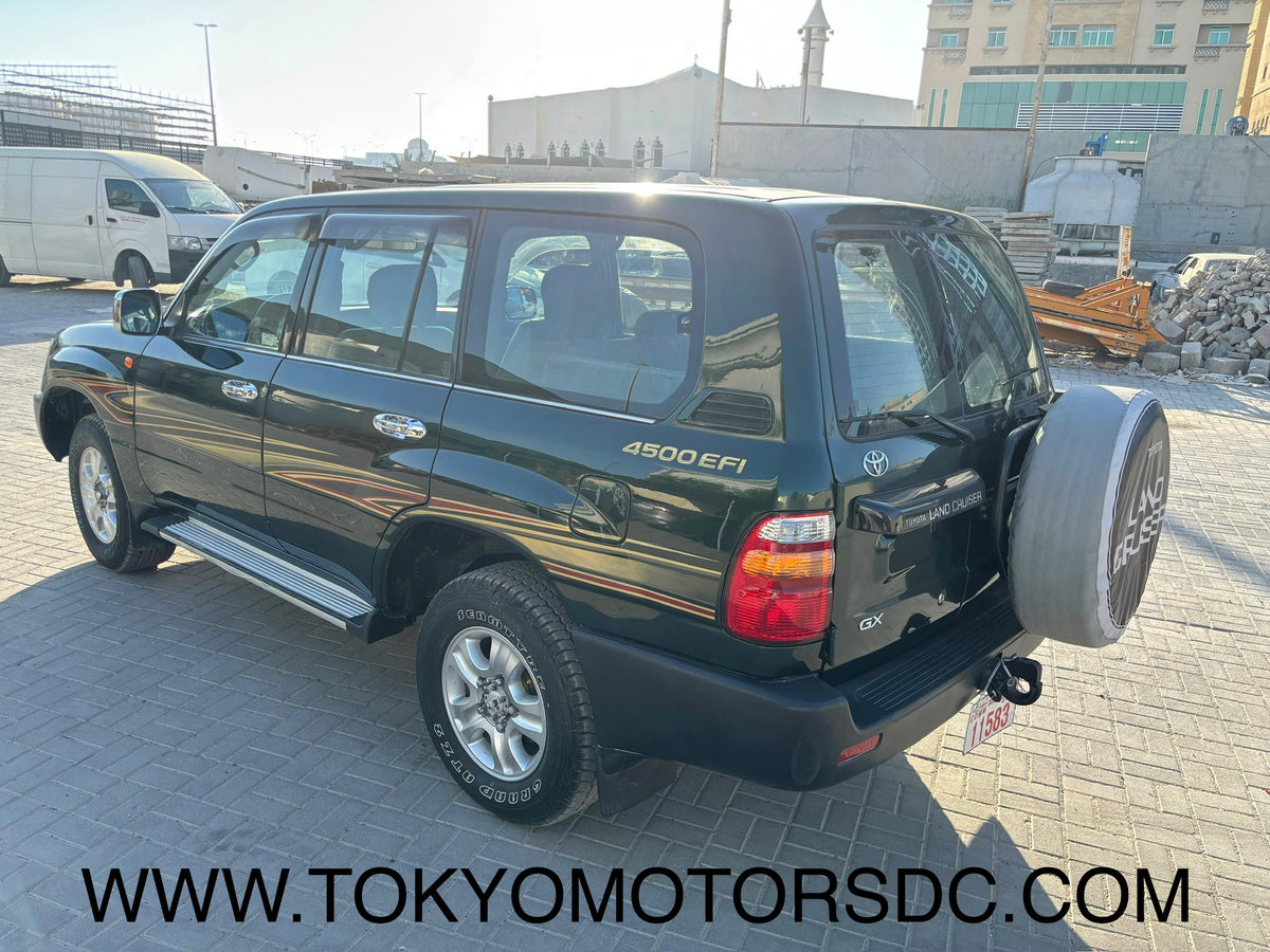 1998 TOYOTA LAND CRUISER HZJ105 GX - “GCC SPEC” - DIESEL- SOLID FRONT AXLE - DUAL FUEL TANKS