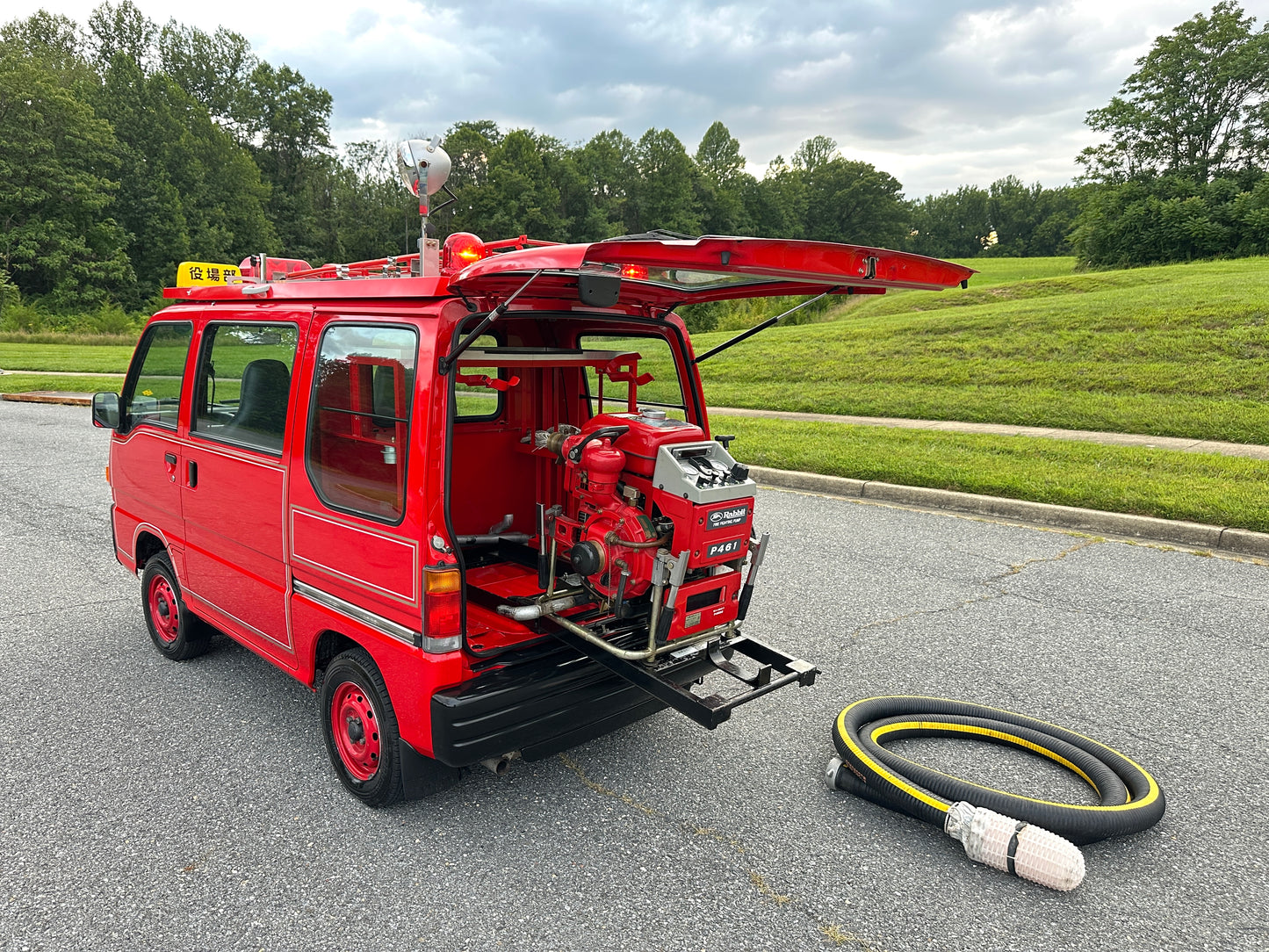 RARE FIRE VAN - 1997 SUBARU SAMBAR DIAS 4WD - FULLY EQUIPPED — LOT#931