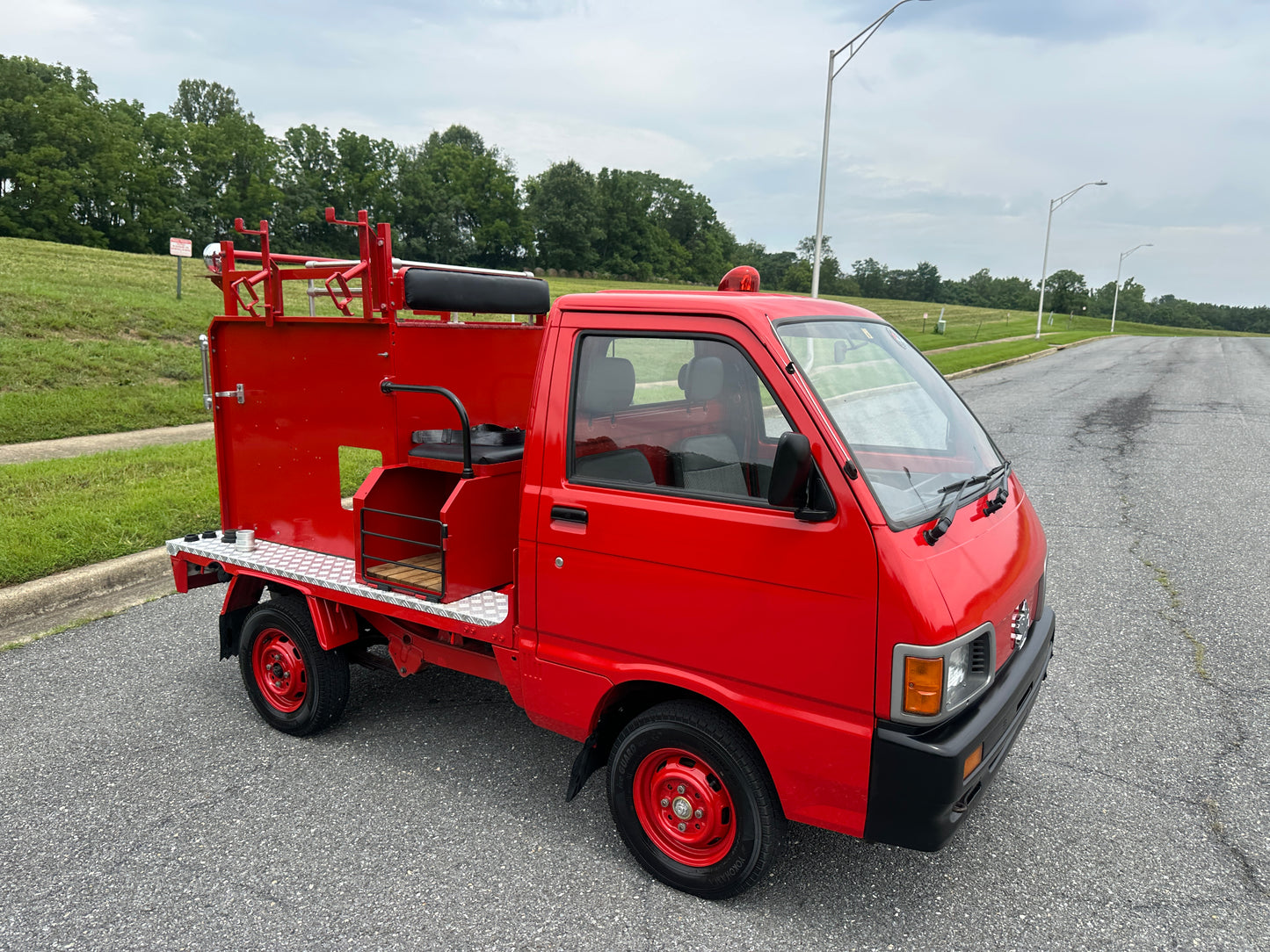 1993 DAIHATSU HIJET FIRE TRUCK 4WD V-S83P — LOT#733