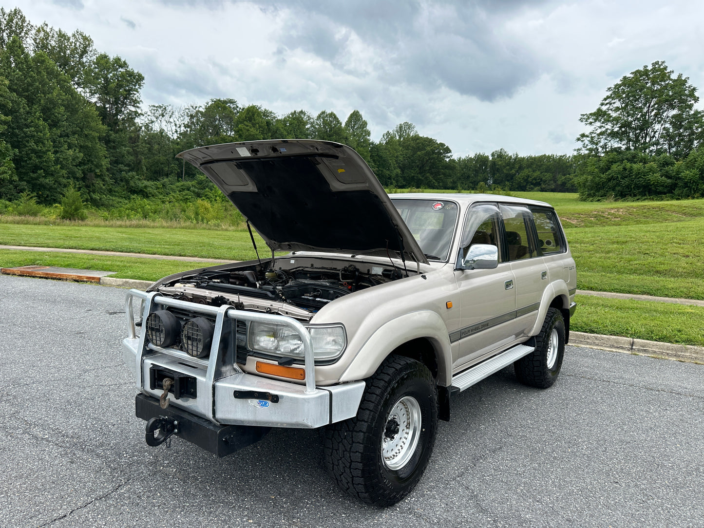 1991 TOYOTA LAND CRUISER HDJ81 VX 4WD - TURBO DIESEL - TRIPLE LOCKED — LOT#833
