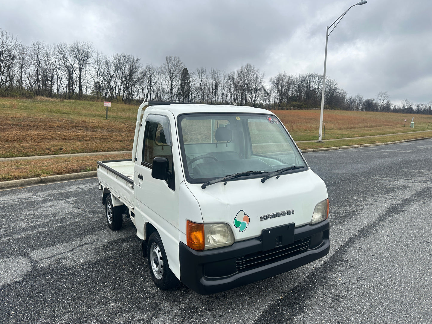 1999 SUBARU SAMBAR 4WD - FUEL INJECTED - A/C - ONLY 29K MILES — LOT#681