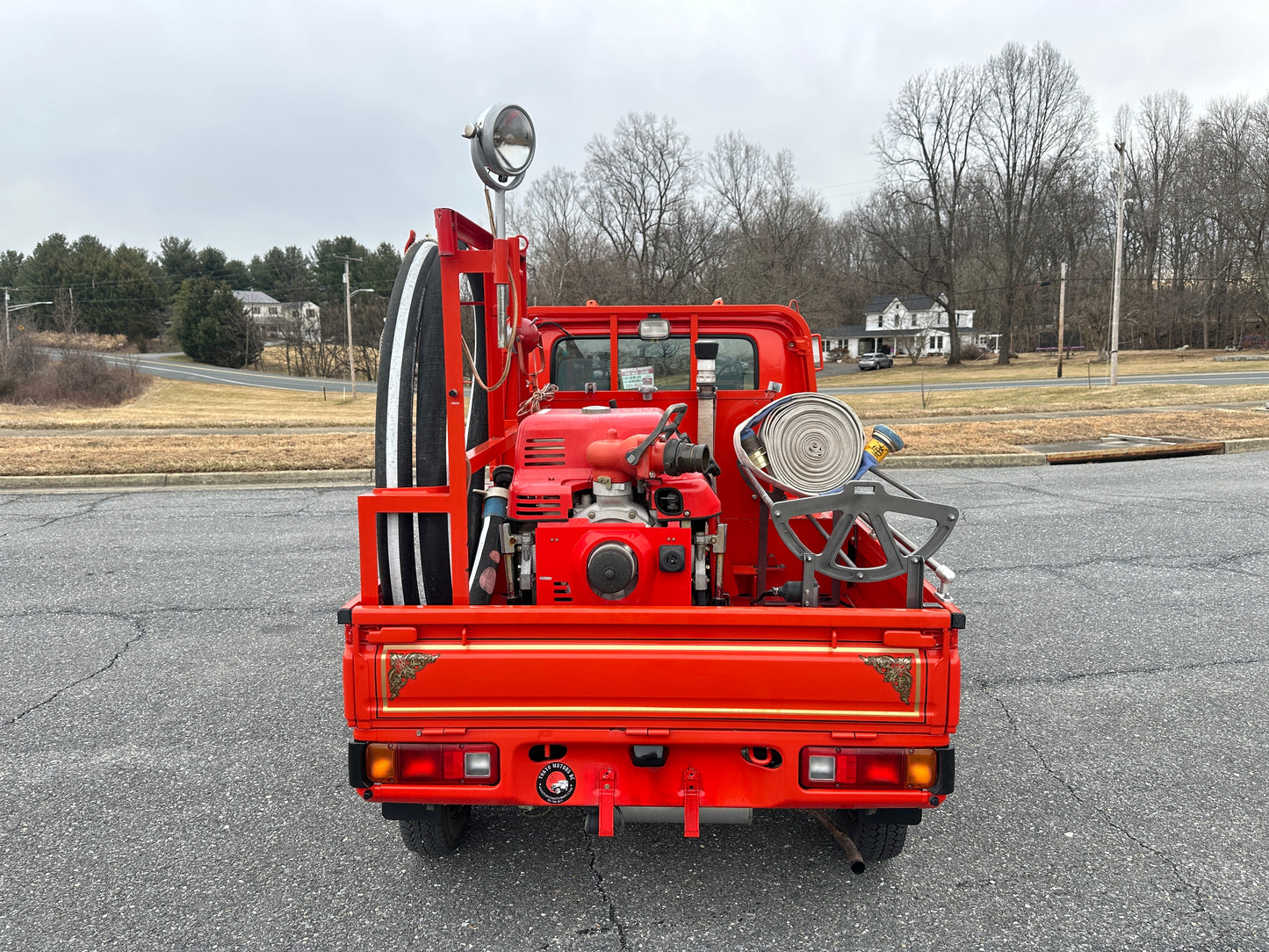 1999 HONDA ACTY SDX  FIRE TRUCK - 4WD - FULLY EQUIPPED - 9,716 Miles — LOT#836