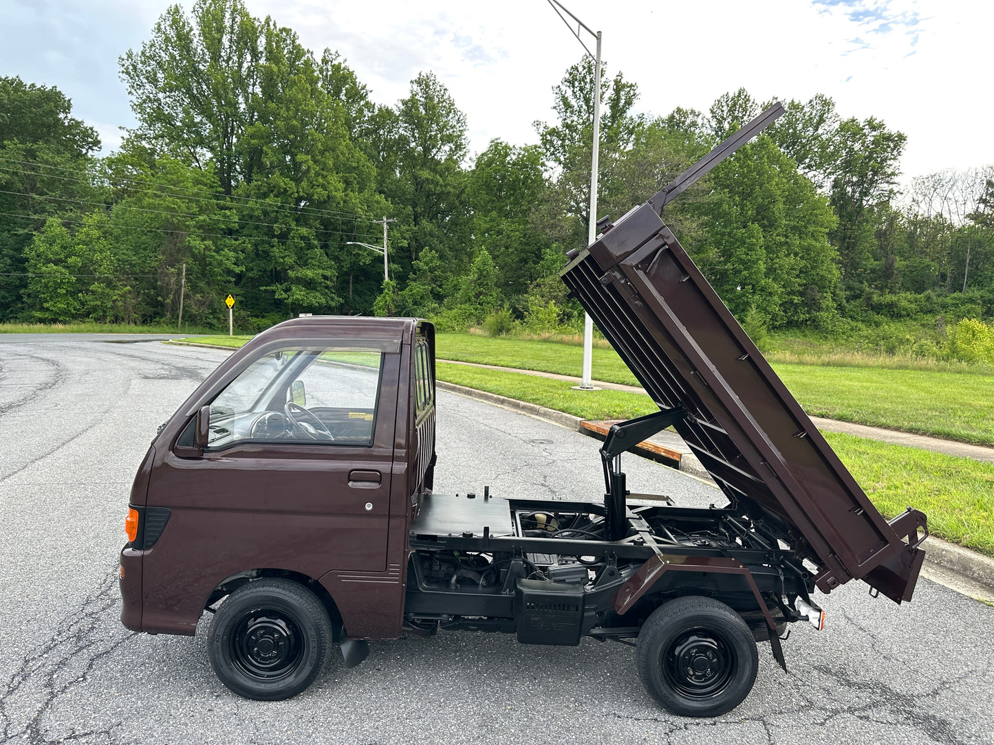 1995 DAIHATSU HIJET CLIMBER PTO DUMP - 4x4 - DIFF LOCK - 2 SPEED TRANSFER-CASE - A/C - CUSTOM PAINTJOB — LOT#912