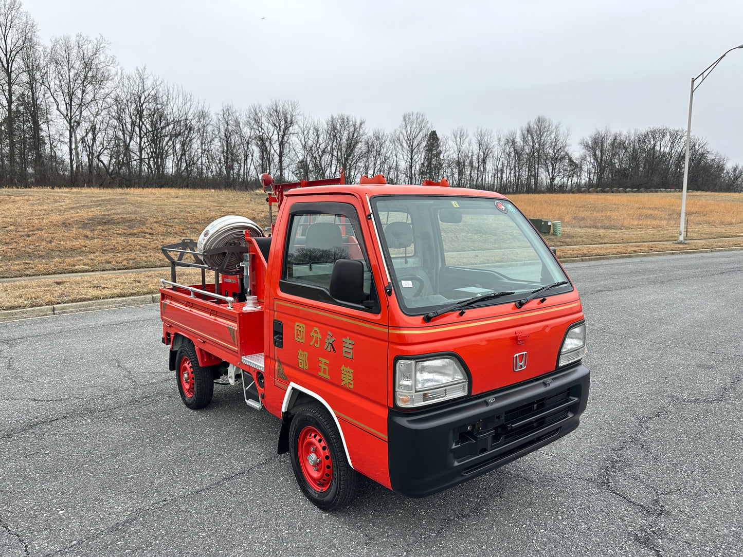 1997 HONDA ACTY SDX FIRE TRUCK - 4WD - FULLY EQUIPPED - 2,577 Miles — LOT#842