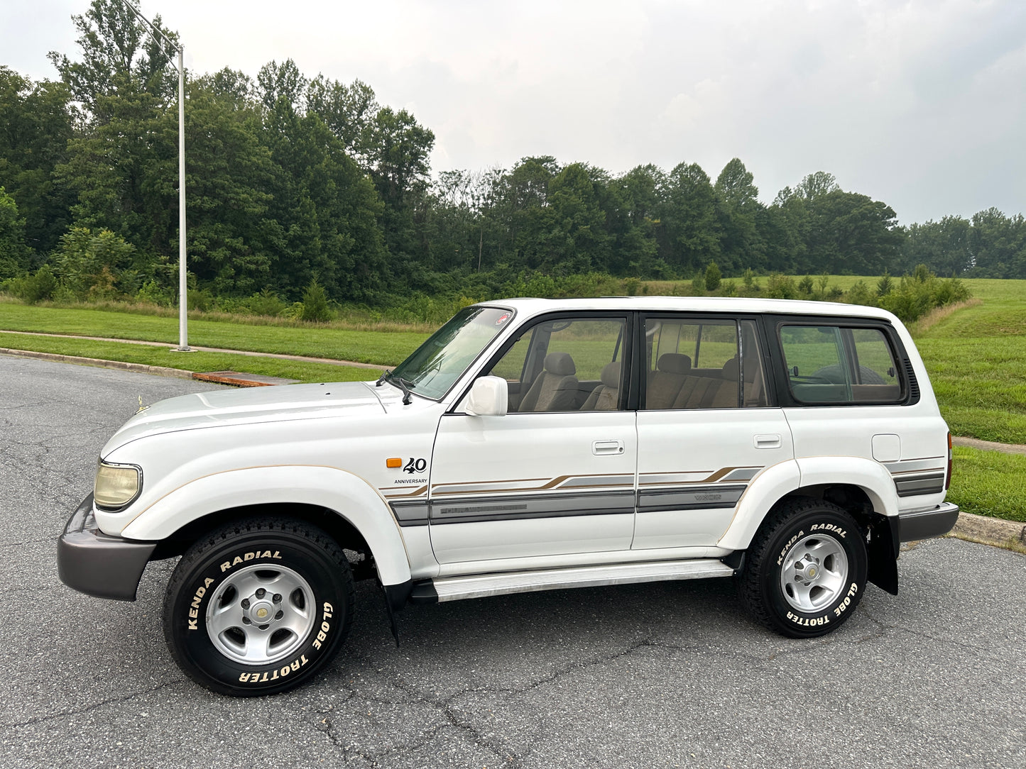 1997 TOYOTA LAND CRUISER FZJ80 VX-R 4WD - GCC SPEC - LEFT HAND DRIVE - 5 SPEED MANUAL - TRIPLE LOCKED - 56,203 Miles — LOT#859