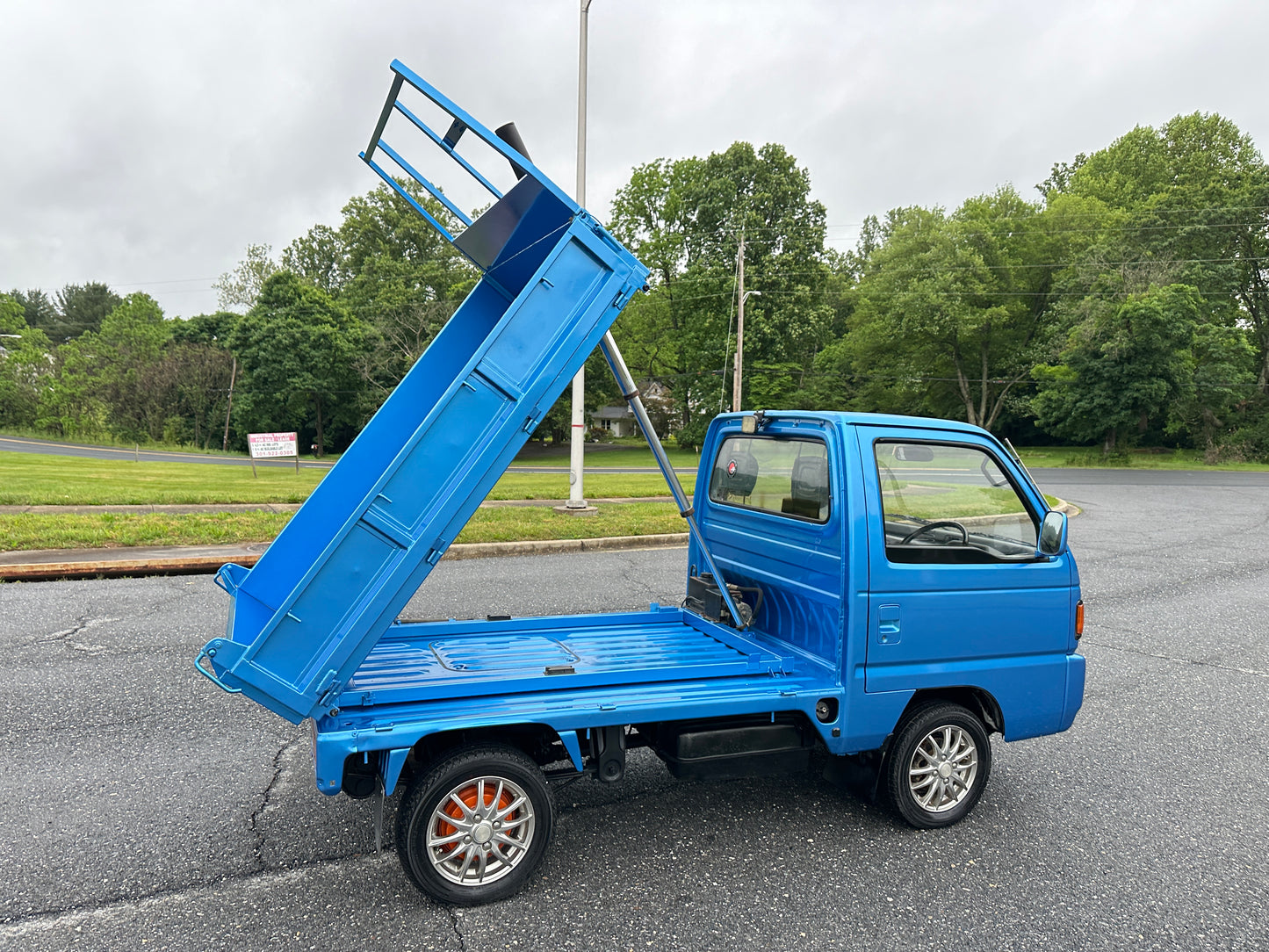 1991 HONDA ACTY ATTACK DUMP 4WD - DIFF LOCK - A/C - CUSTOM PAINTJOB — LOT#911