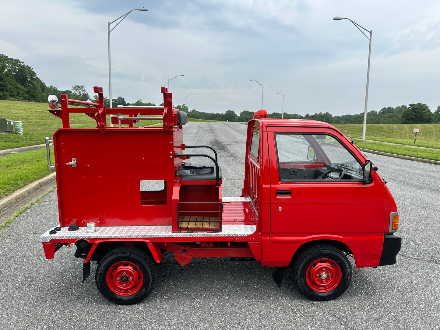 1993 DAIHATSU HIJET FIRE TRUCK 4WD V-S83P — LOT#733