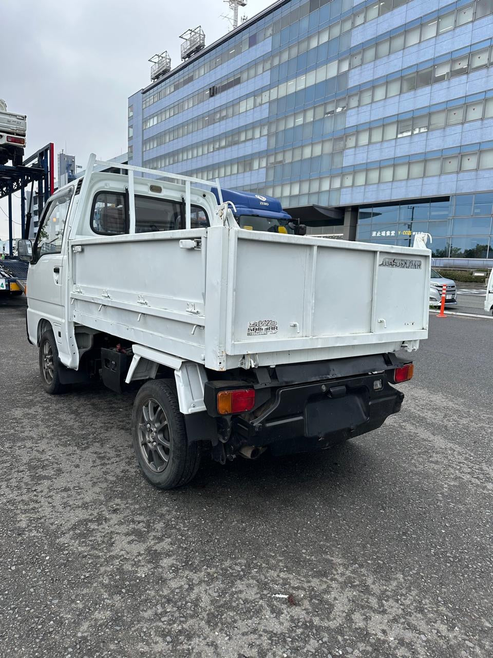 1993 SUBARU SAMBAR HIGH SIDE DUMP 4WD - A/C