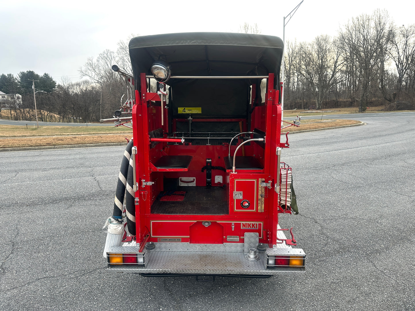 1999 MITSUBISHI CANTER FE53EB JAPANESE FIRE TRUCK - DIESEL - 13k Miles — LOT#723