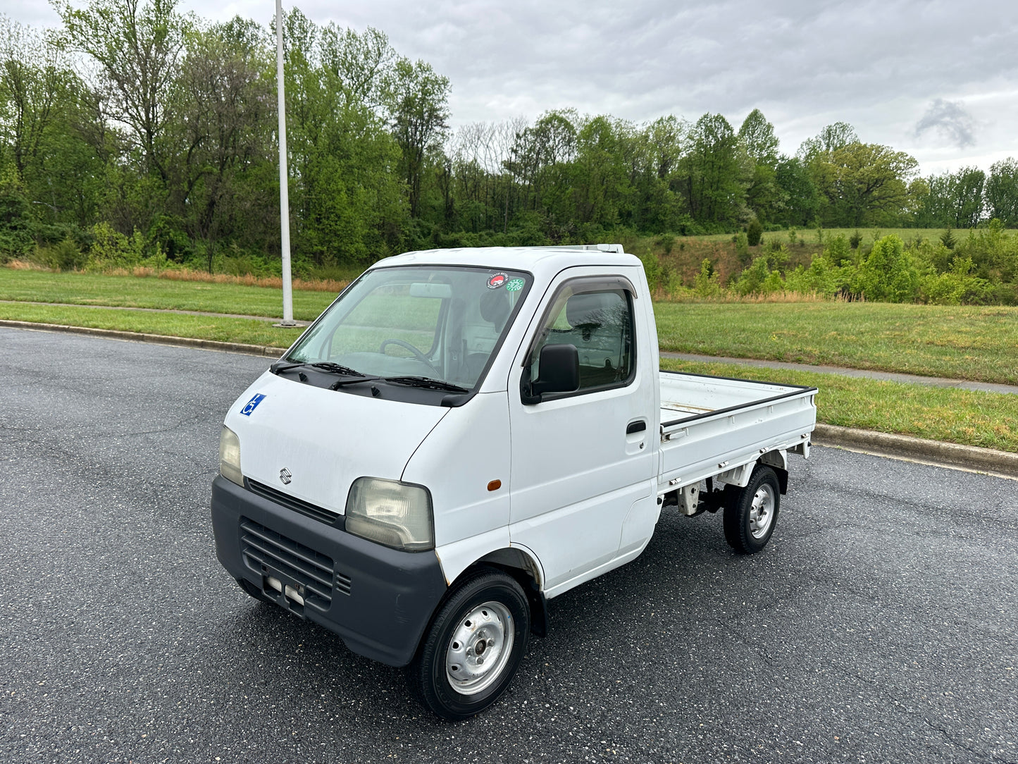 1999 SUZUKI CARRY -4WD -FUEL INJECTED -2 SPEED TRANSFERCASE -A/C — LOT#801