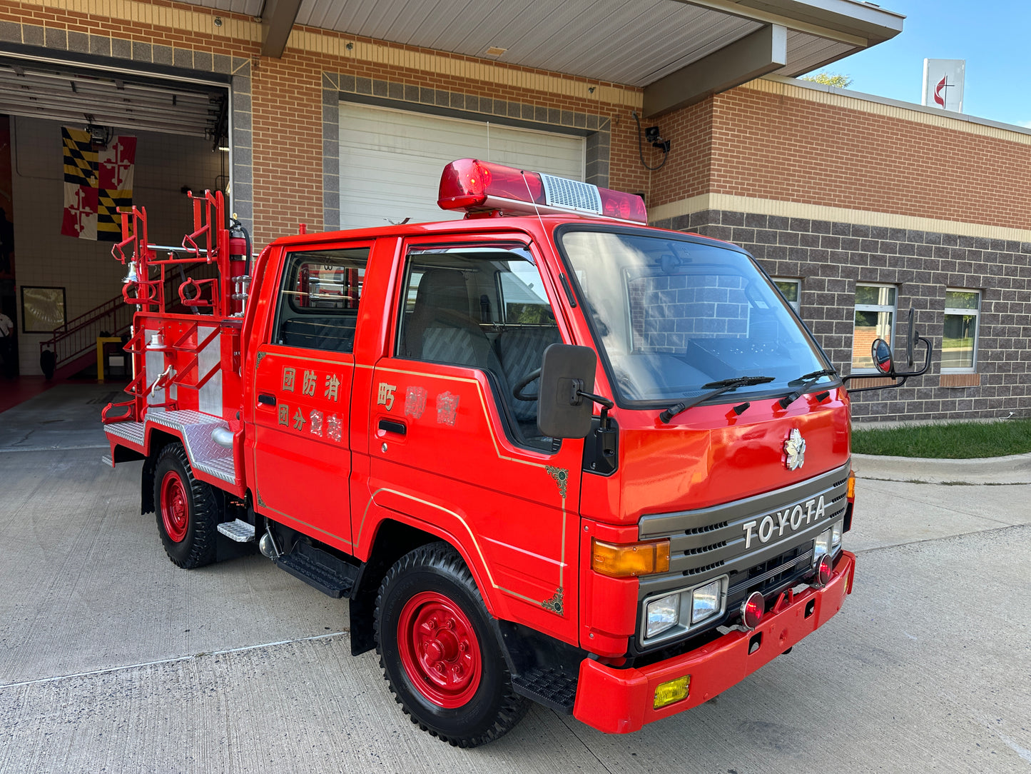 1993 TOYOTA DYNA 200 YU60 JAPANESE FIRE TRUCK