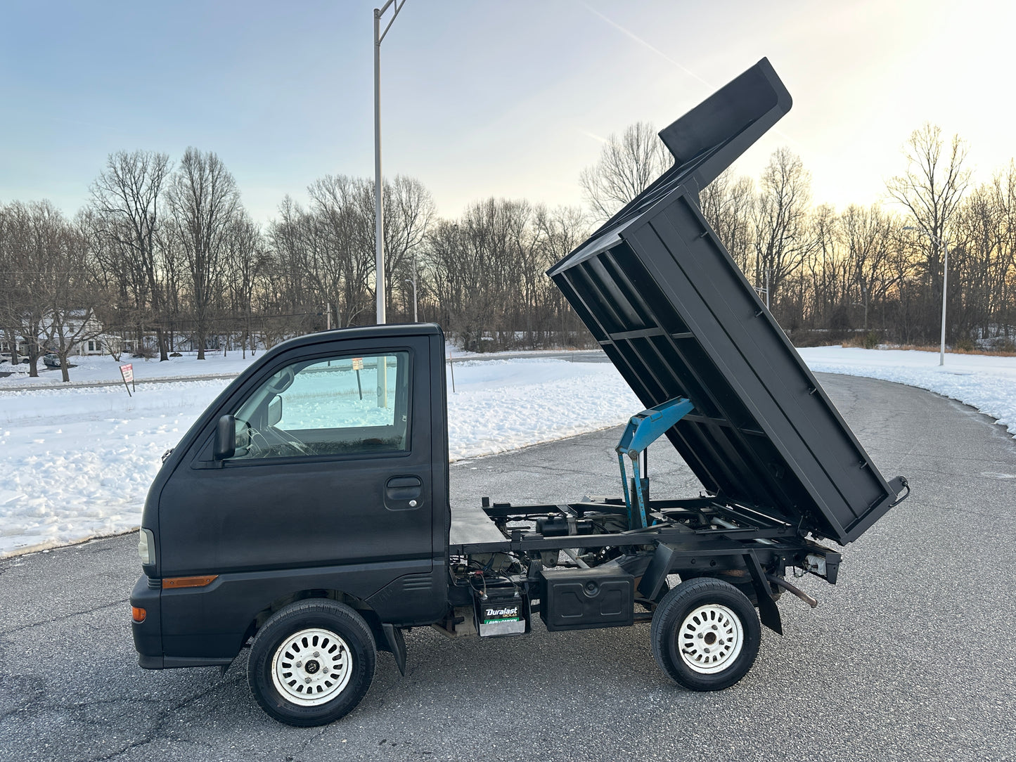 1997 MITSUBISHI MINICAB DUMP TRUCK 4WD - AUTOMATIC - A/C - FUEL INJECTION - POWER STEERING — LOT#734