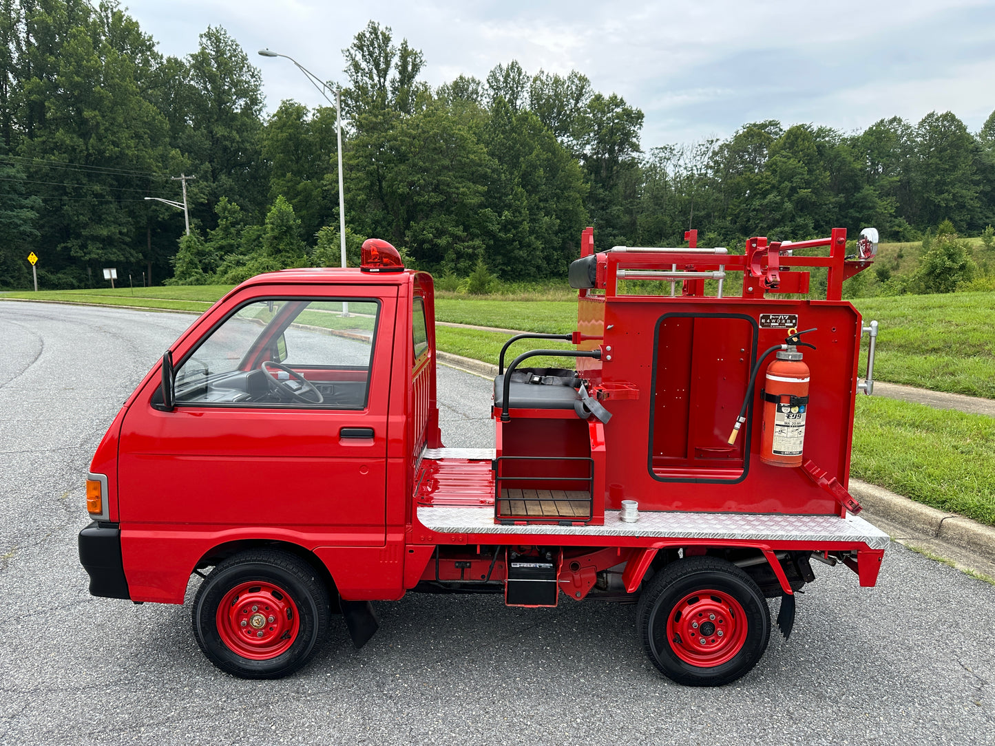 1993 DAIHATSU HIJET FIRE TRUCK 4WD V-S83P — LOT#733